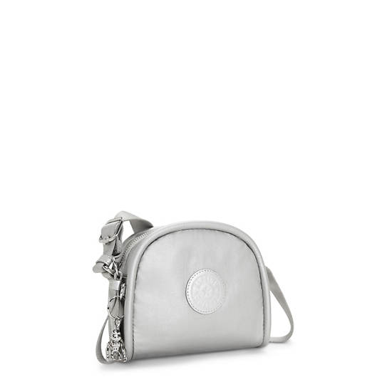 Kipling Jesper Metallic Crossbody Taske Sølv | DK 1183AH